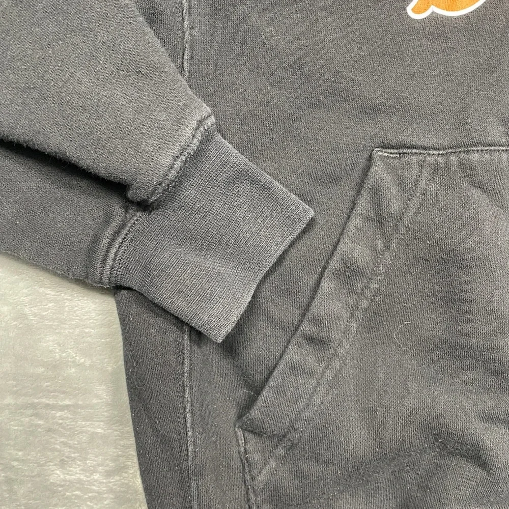 Nike Womens Oregon Blaze Hoodie Small Black Orange Pullover‎ Sweatshirt